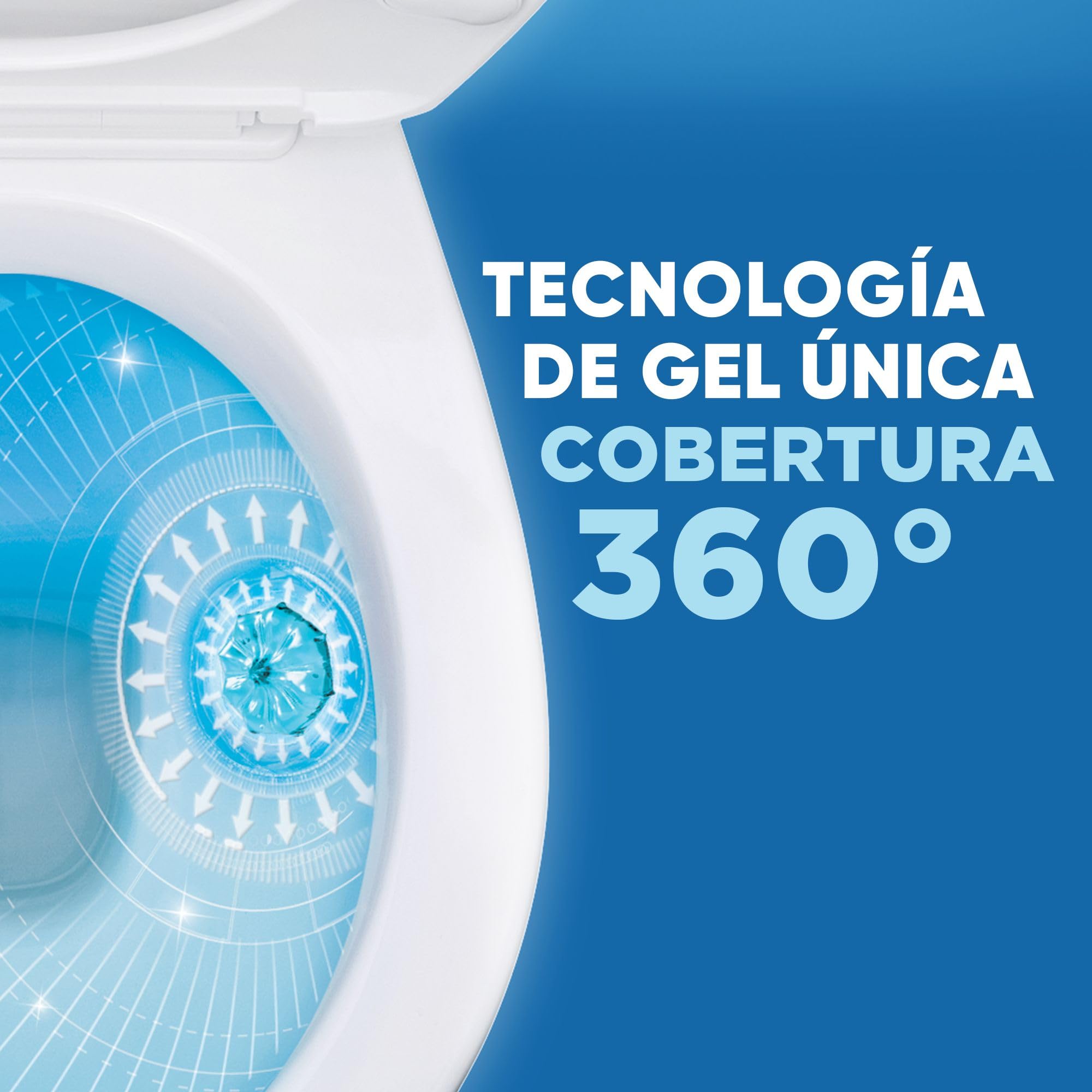 Pato Discos Activos WC Lavanda, Limpia, Refresca y Perfuma el Inodoro, Eficacia 360°, 2 Recambios = 12 discos
