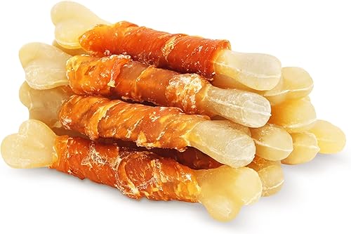 UrbanX HealthyBones - Alimentos saludables sin cuero crudo para perros franceses y otros perros deportivos médicos, alimentos para perros con