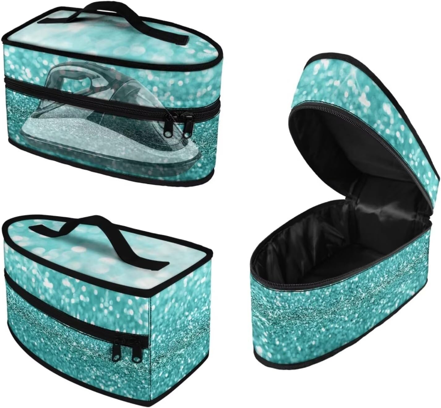 Steam Iron Storage Bag with Zipper Handle Foldable Portable Iron Storage Case Protective Carrying Bag Universal for Most Iron, Starlight Steam Iron Storage Bag with Zipper Handle Foldable Portable Iron Storage Case Protective Carrying Bag Universal for Most Iron, Starlight