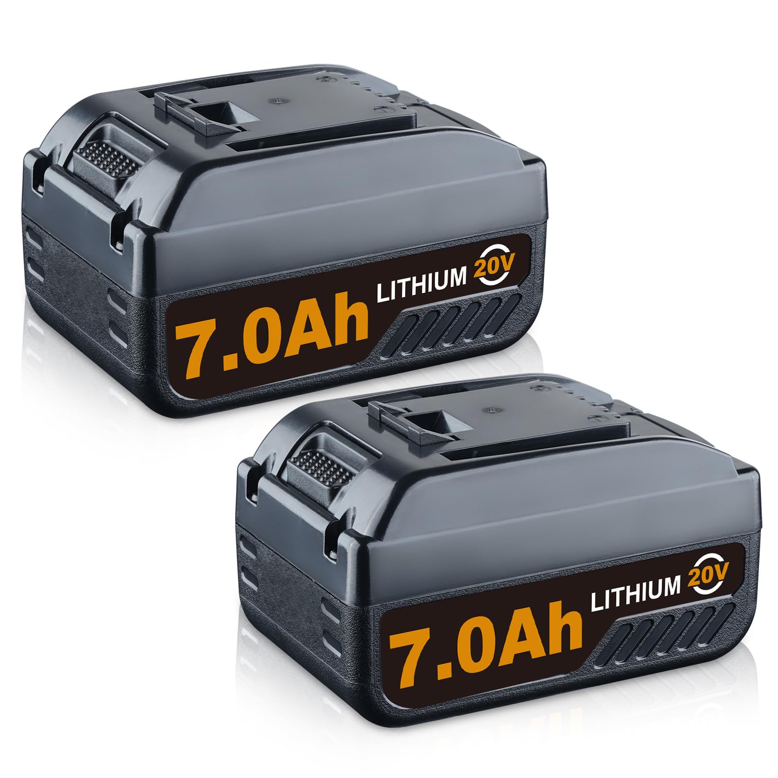 VINIDA 7.0Ah 2 Pack Replacement for Worx Battery 20V WA3520 WA3525