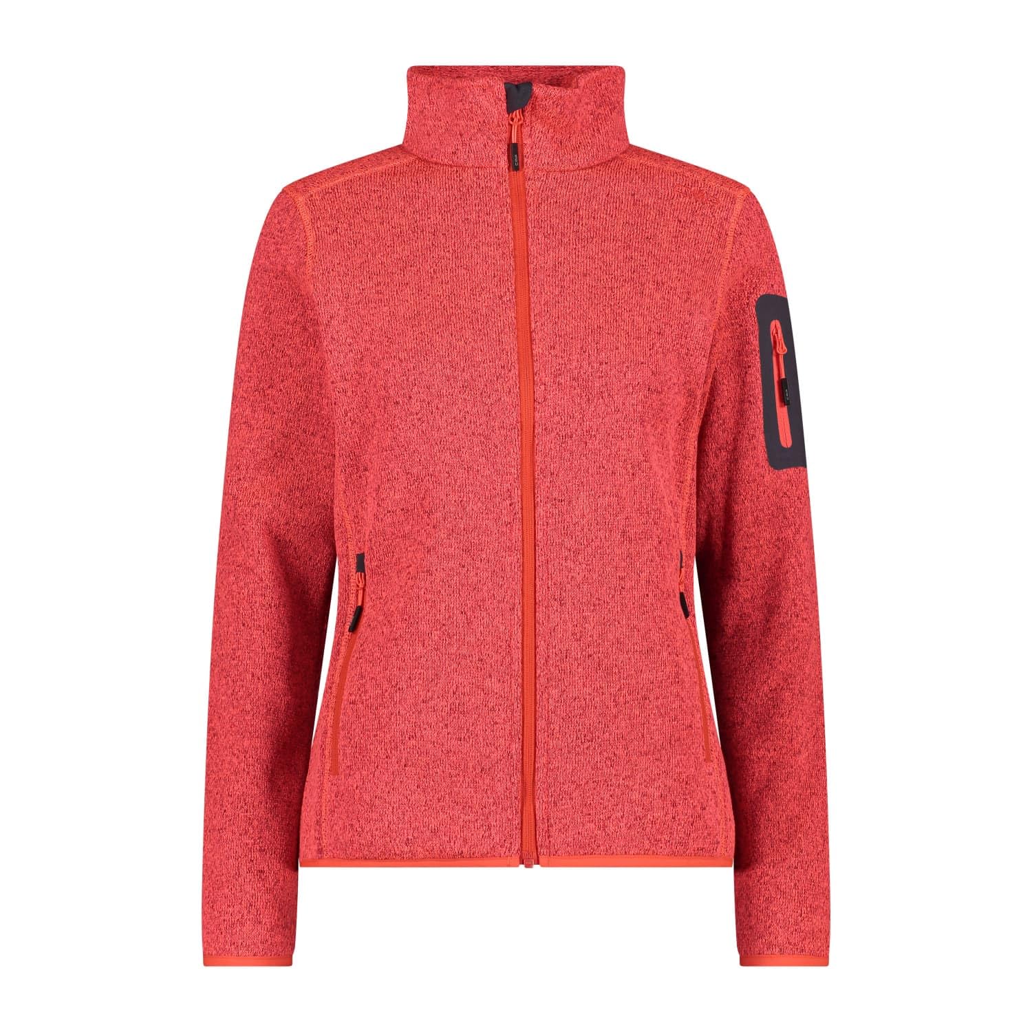 CMP - Woman Jacket, Poppy-Red Fluo-Anthracite, M