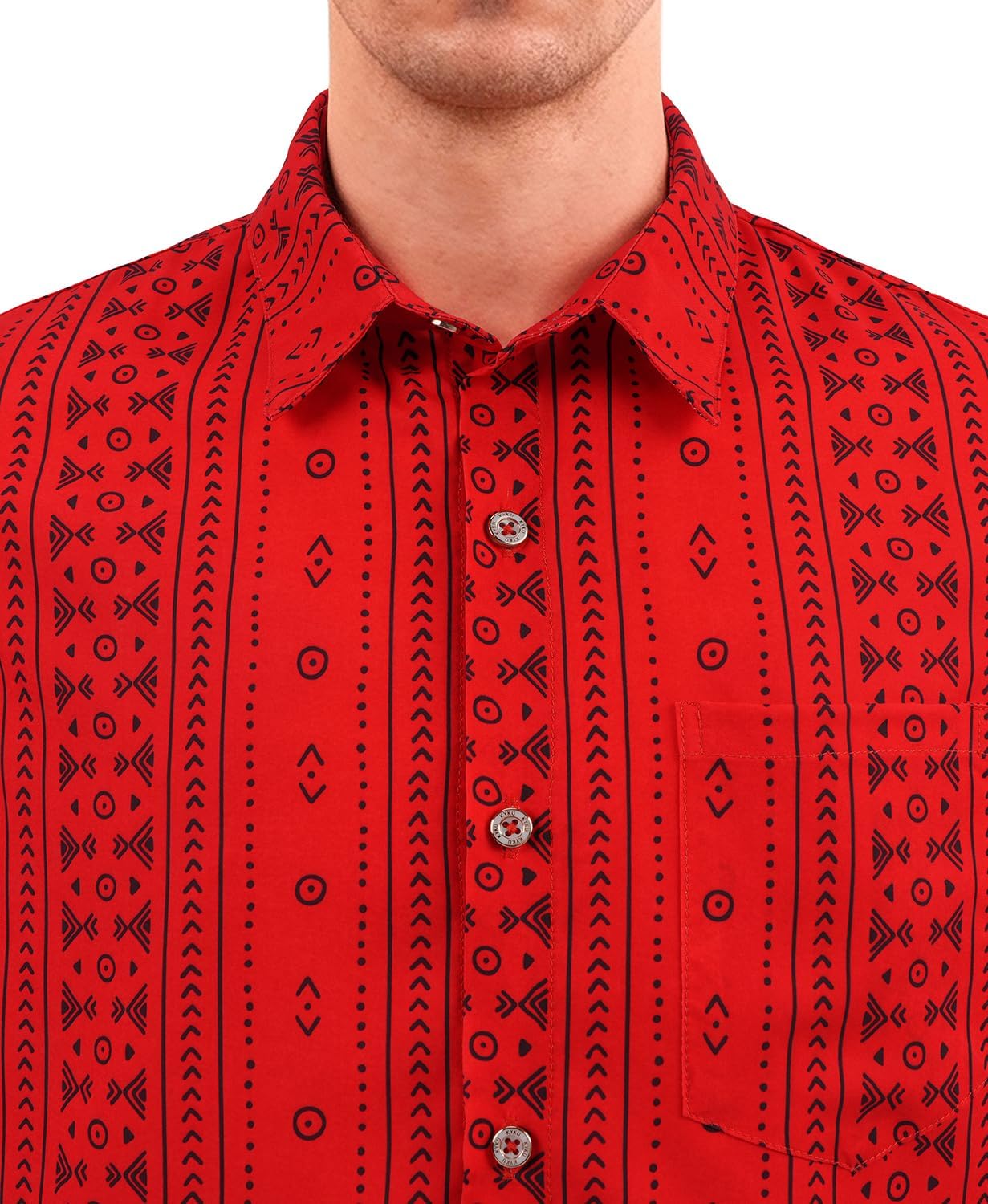 KYKU Hawaiian Shirts for Men - Short Sleeve Tropical Beach Vacation Button Down Shirt Men - Image 4