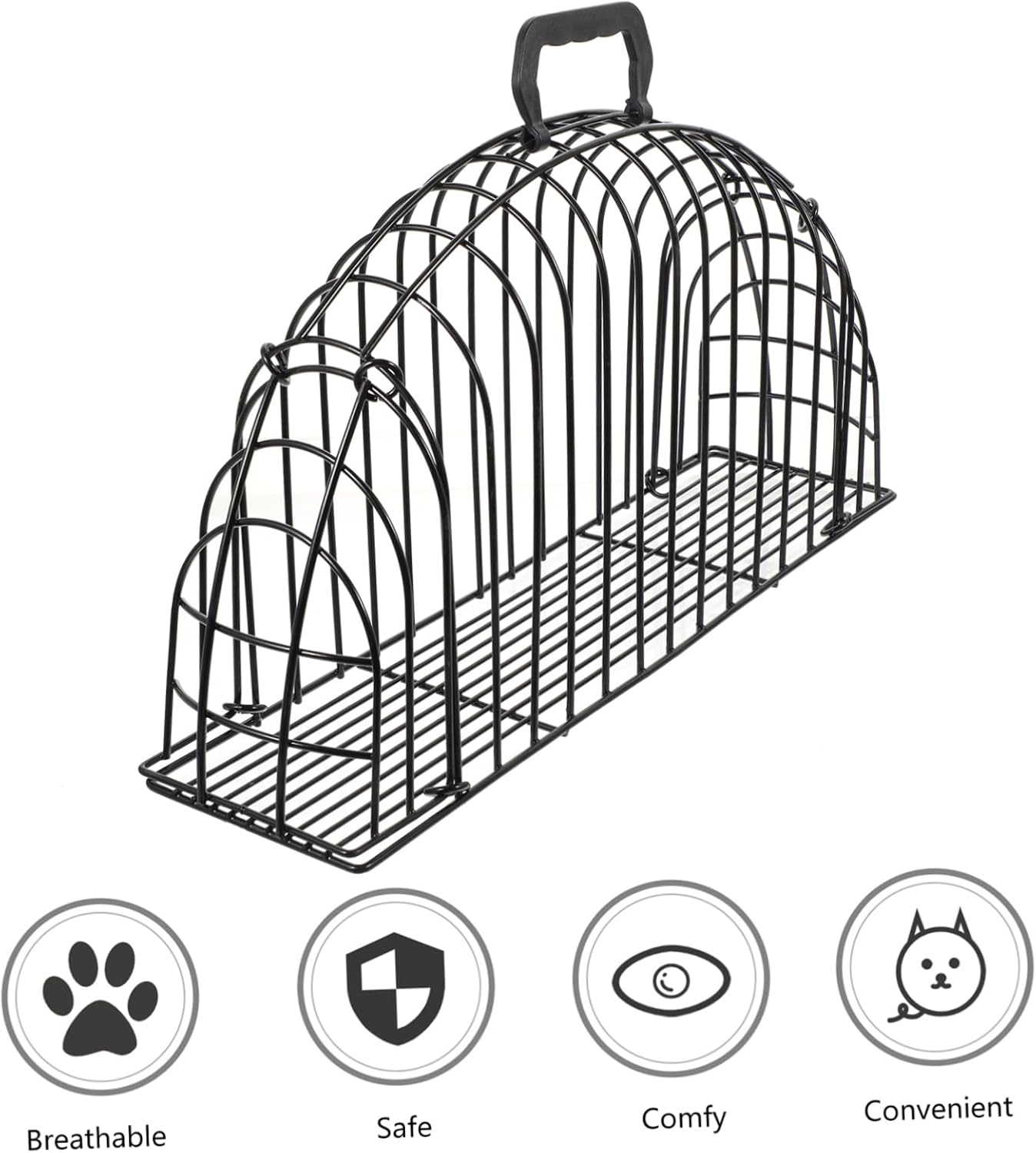 Durable Cat Bath Cage Scratch Design Wear-Resistant Netting 1-Piece PET Accessory for Home Use for Cat Grooming and Bathing