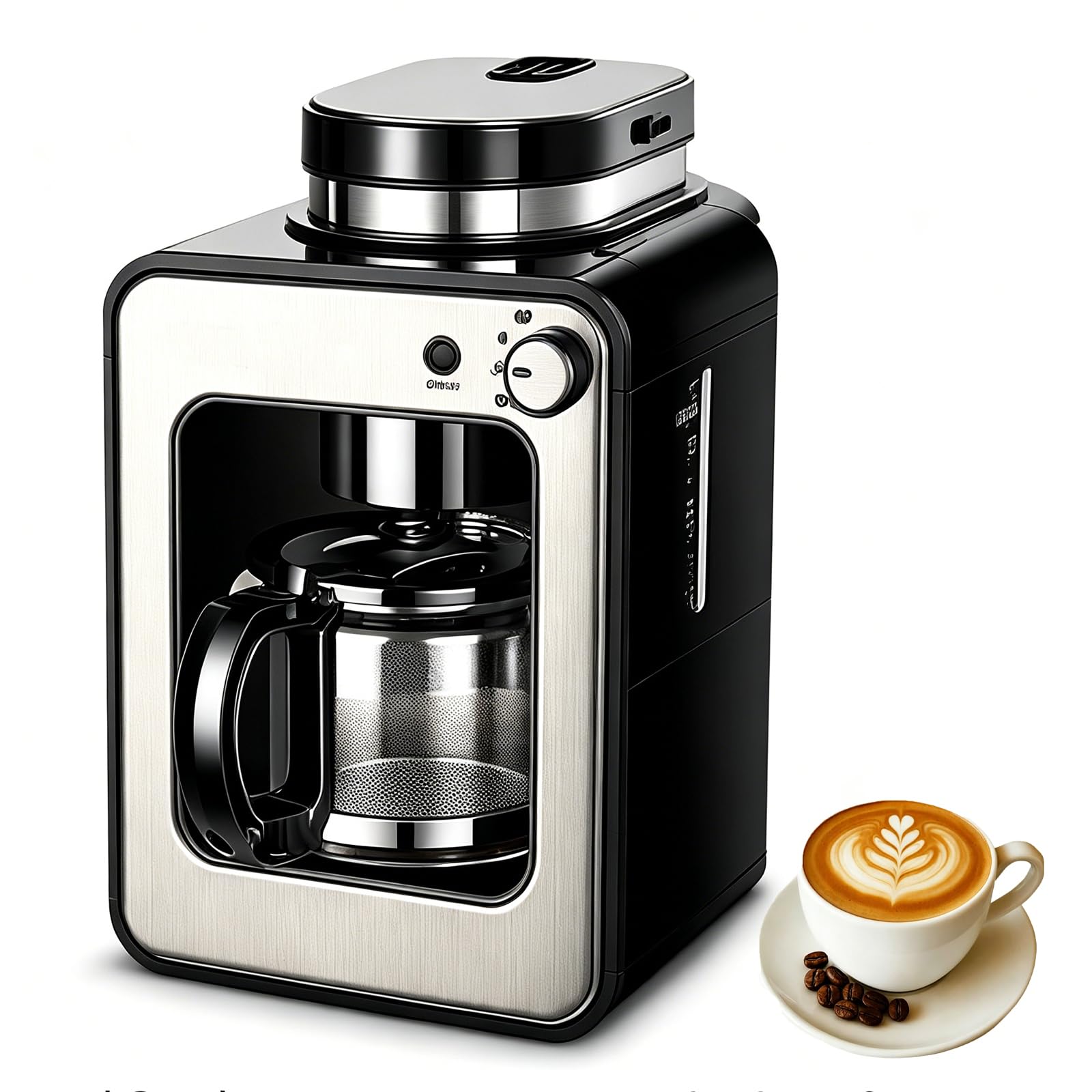 W pełni automatyczny ekspres do kawy z młynkiem, mini ekspres do espresso