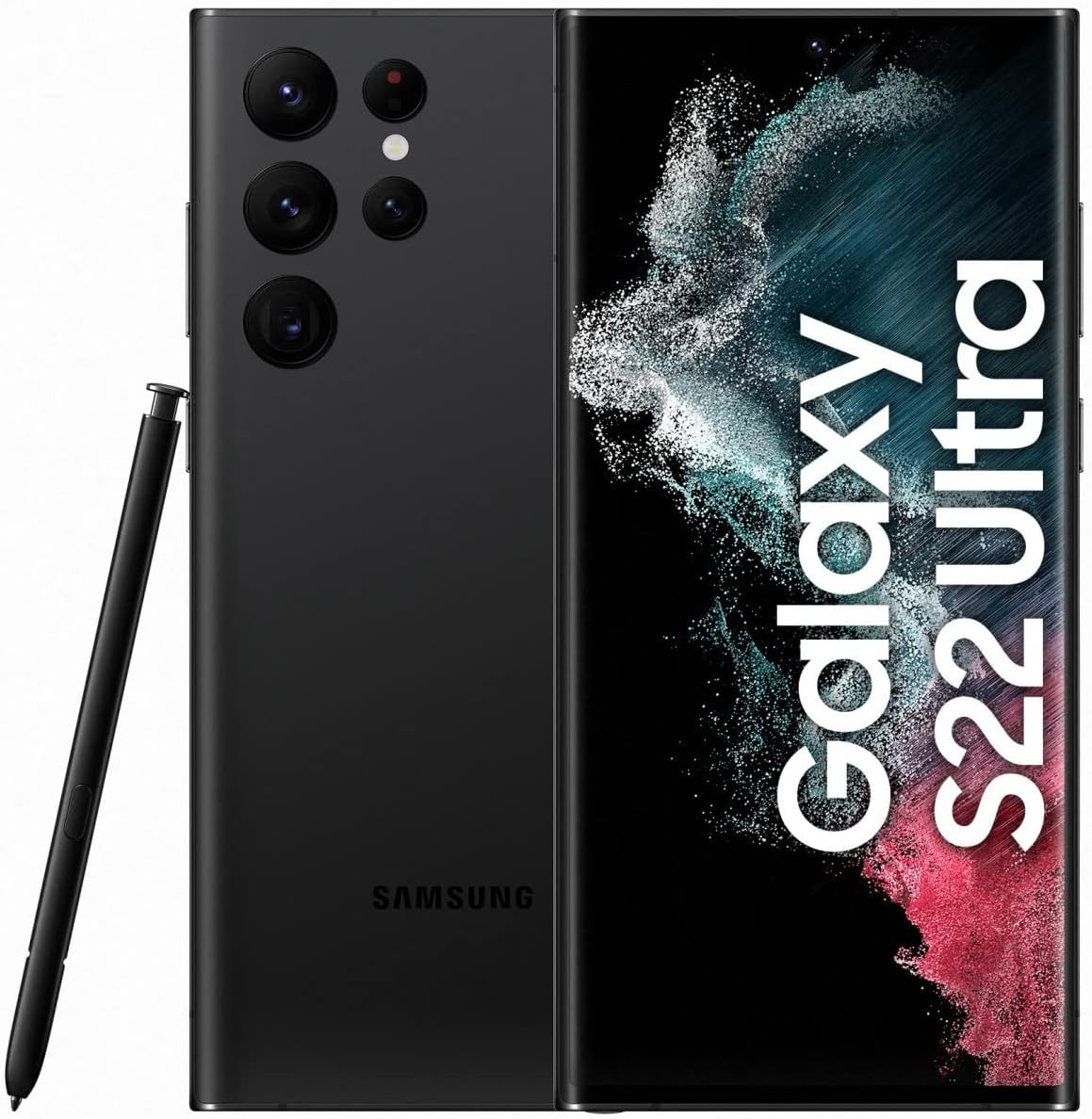 Galaxy S22 Ultra 5G Mobile Phone 256GB SIM Free Android Smartphone Phantom Black