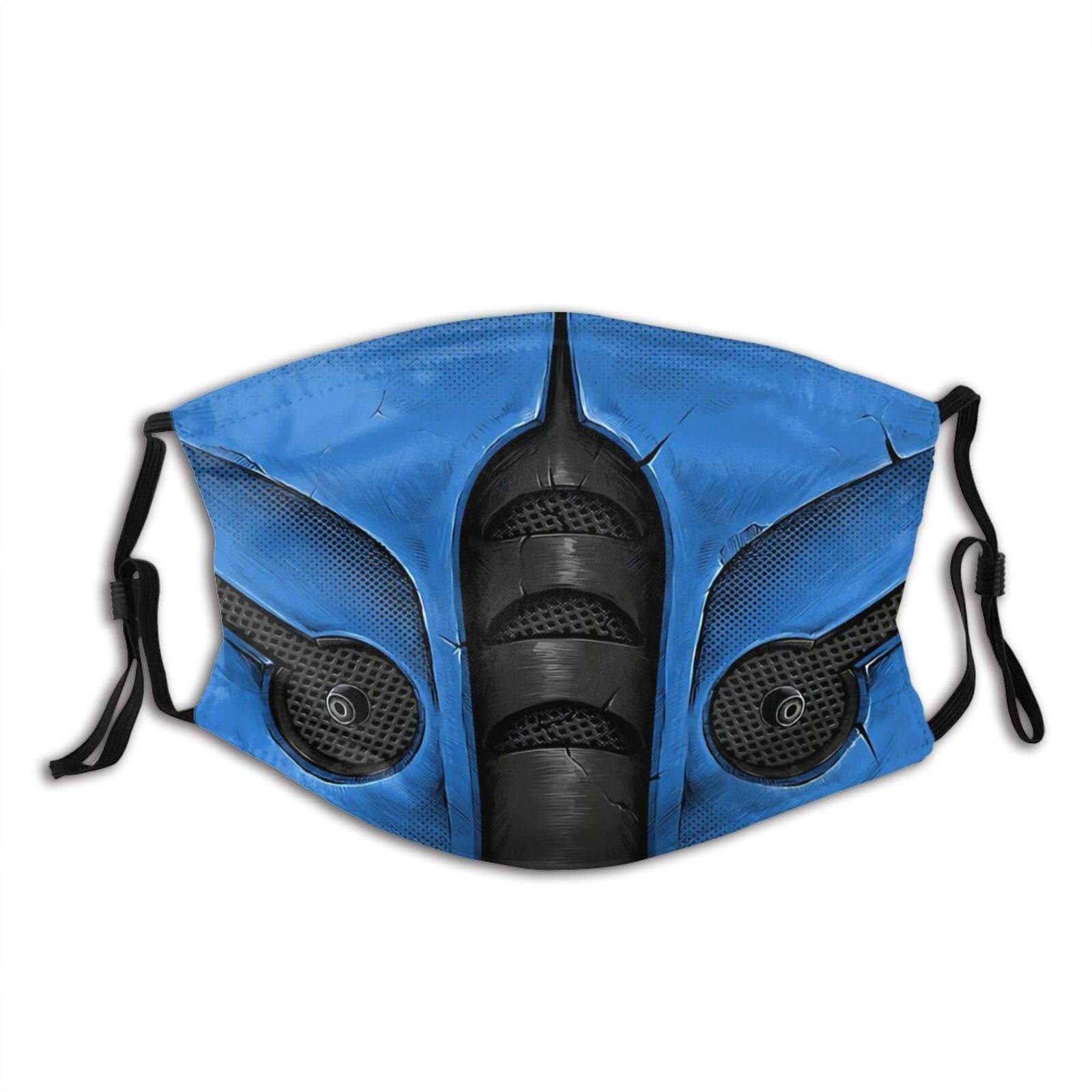 Mortal Kombat-Sub-Zero Face Mask Reusable Washable Adjustable Cloth Mouth Cover For Men Women Teens