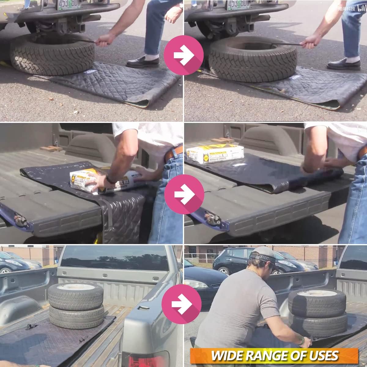 Buy AUQDD Fit All Terrain Magical Car Creeper Mat Folding Moving Pad