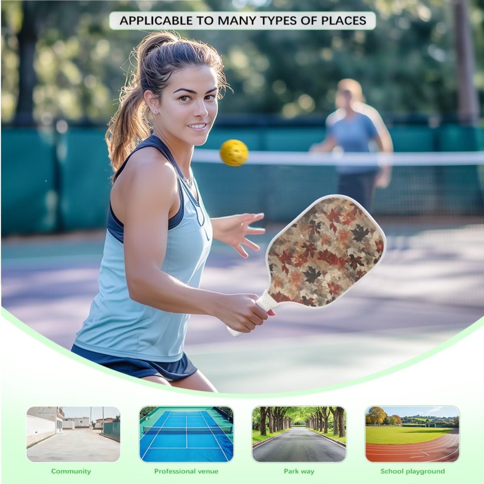 Set di pagaie per pickleball 2 in 1, borsa per sottaceti, borsa da pickleball, ideale come regalo per principianti