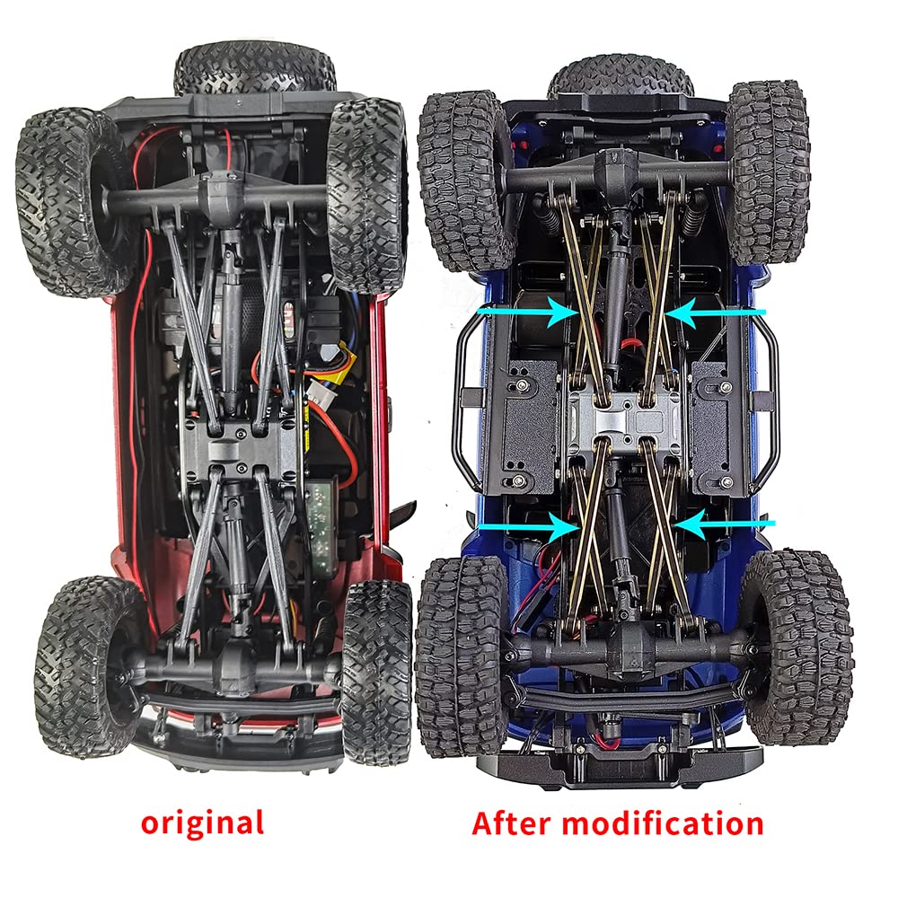Parti di aggiornamento per auto cingolate RC in 1/24 4 collegamenti Set