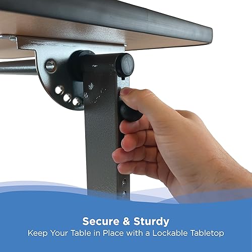 Vista 14 de Journey Health - Mesa de noche ajustable de lujo para adultos y personas mayores, soporte de cama para adultos mayores, ayuda para la movilidad