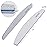 25 Pieces 180/240 Grit Nail Files for Natural Nails, Fingernail Files Double Sided Emery Boards for Nails
