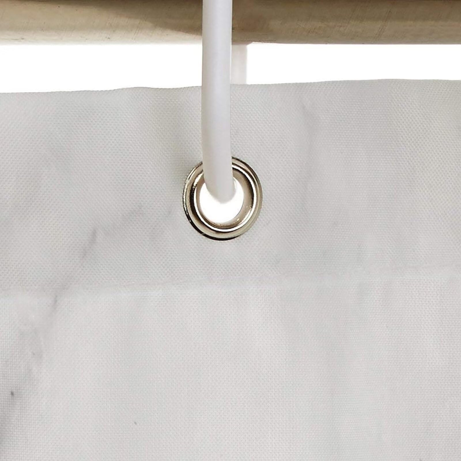 Couleur Unie Rideau Douche 180x210cm Rideau de Douche Brumeux Shower Curtain – Impression Polyester Tissu – avec 12 Crochets – Tissu Lavable en Machine – Imperméable – pour Salle de Bain – Hôtel D#344