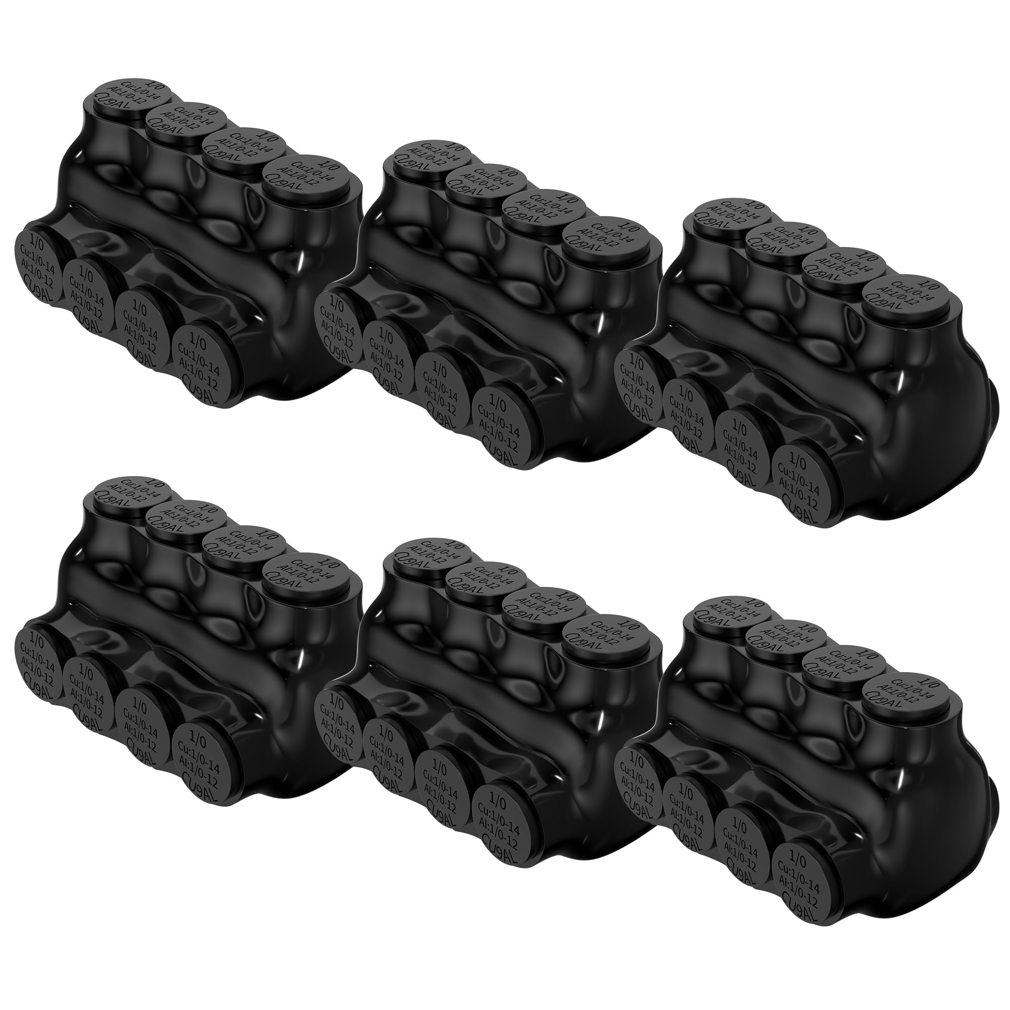 Photo 1 of RVBOATPAT 6-Pack 4-Port Insulated Multi-Tap Connectors