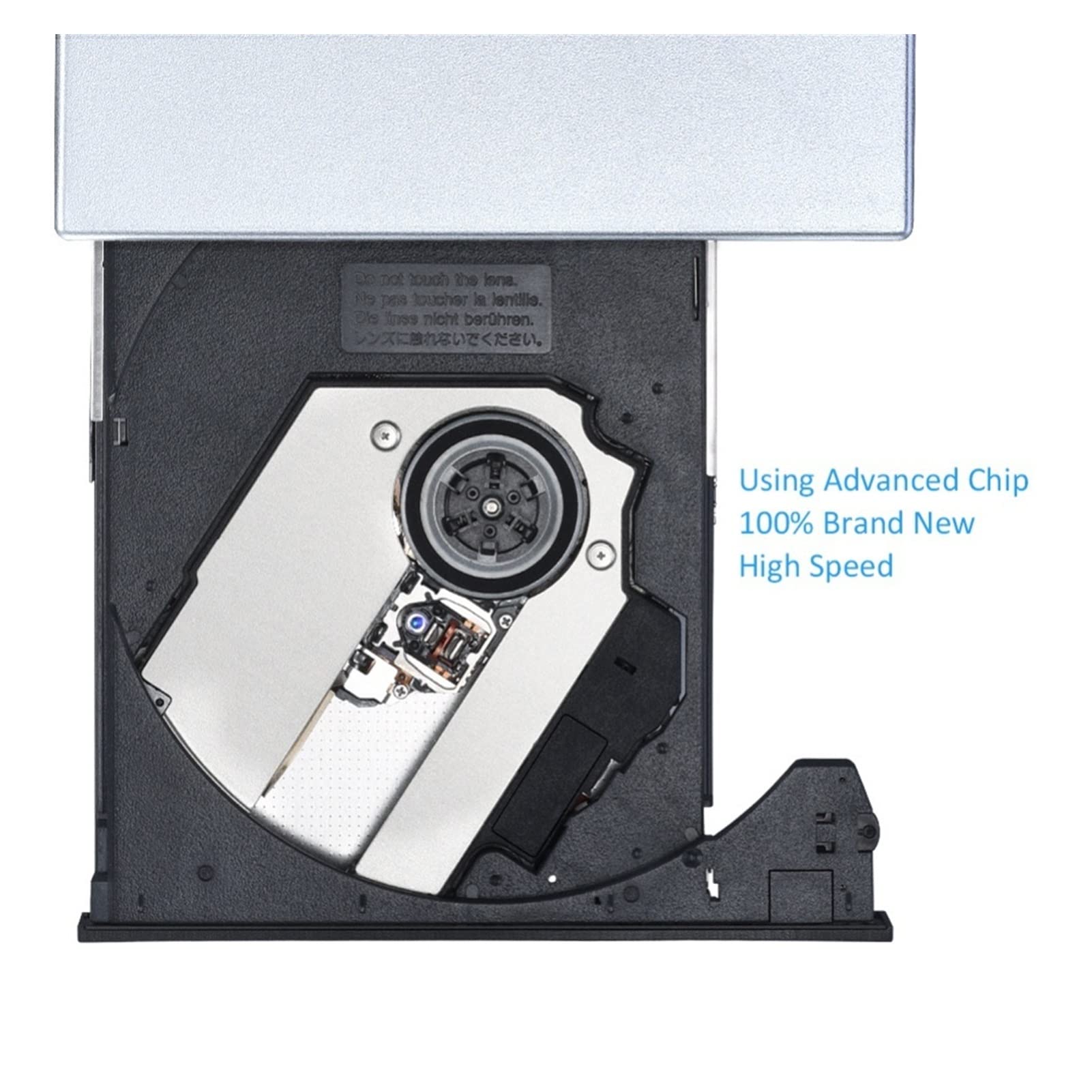 2021. płyta DVD Odwieźć Usb. Zewnętrzny CD-RW rejestrator DVD/CD. Napęd optyczny czytnik gracza Laptop Computer Przenośny(Nero)