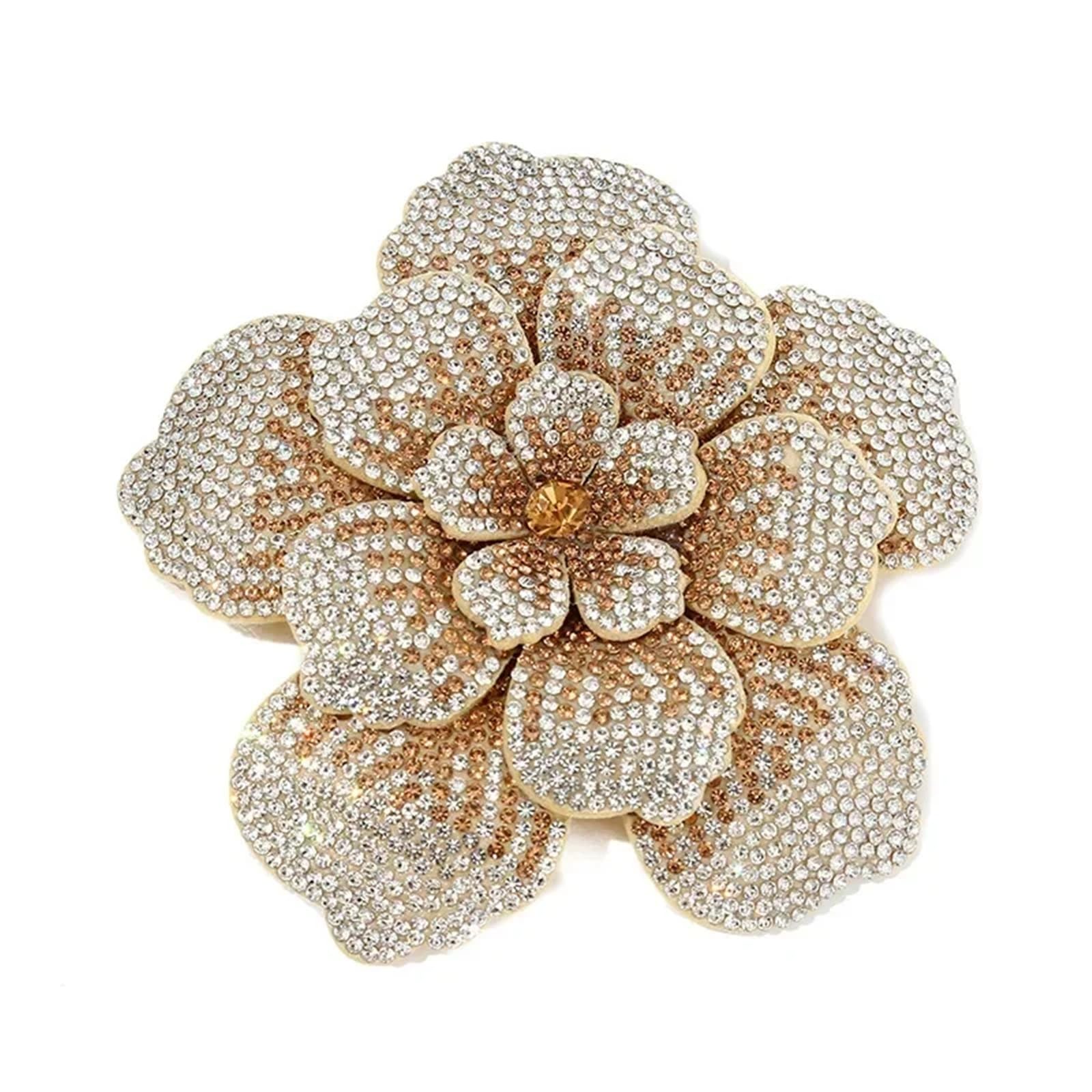 10Pcs 11CM Fabric Flower For Women's Accessories for Decoration(Color3)