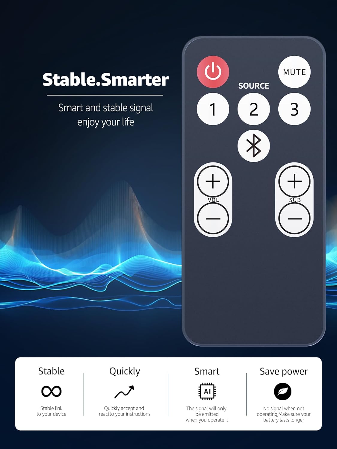 Replacement Surroundbar Remote Control for Polk Uganda Ubuy