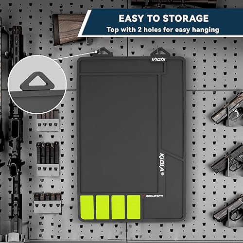 Miniatura 4 de Gun Cleaning Mat, Pistol Maintenance Mat Anti-Slip Thick Rubber Rifle Handgun Cleaning Mats Pad for All Guns