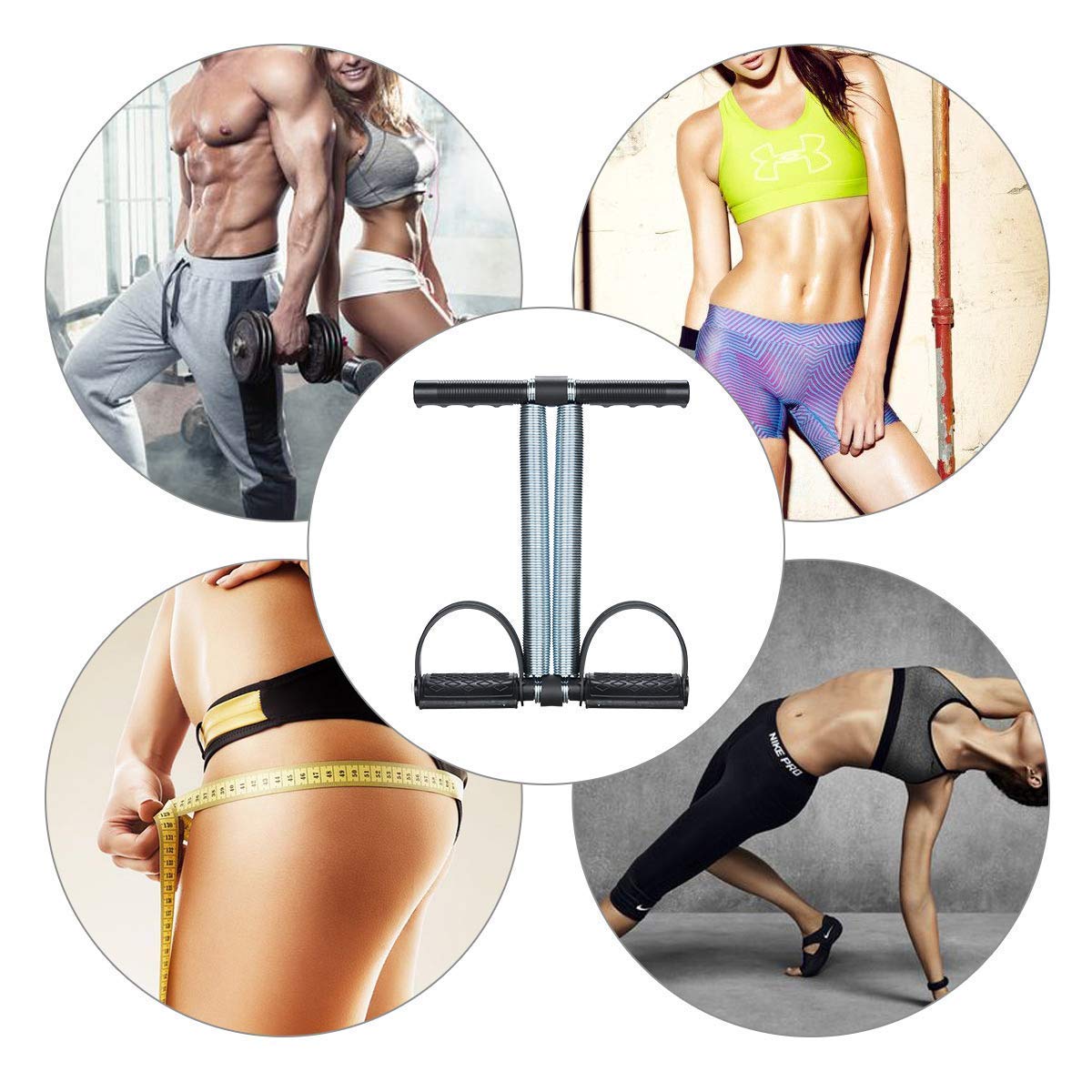 GJSHOP Professional Fitness Imported Ab Builder Complete Range of Body Building for Men & Women Home Gym Trainer Equipment's, Abs Rocket, Six Pack Care,4 in 1 Tummy Trimmer (Tummy Trimmer) … 2