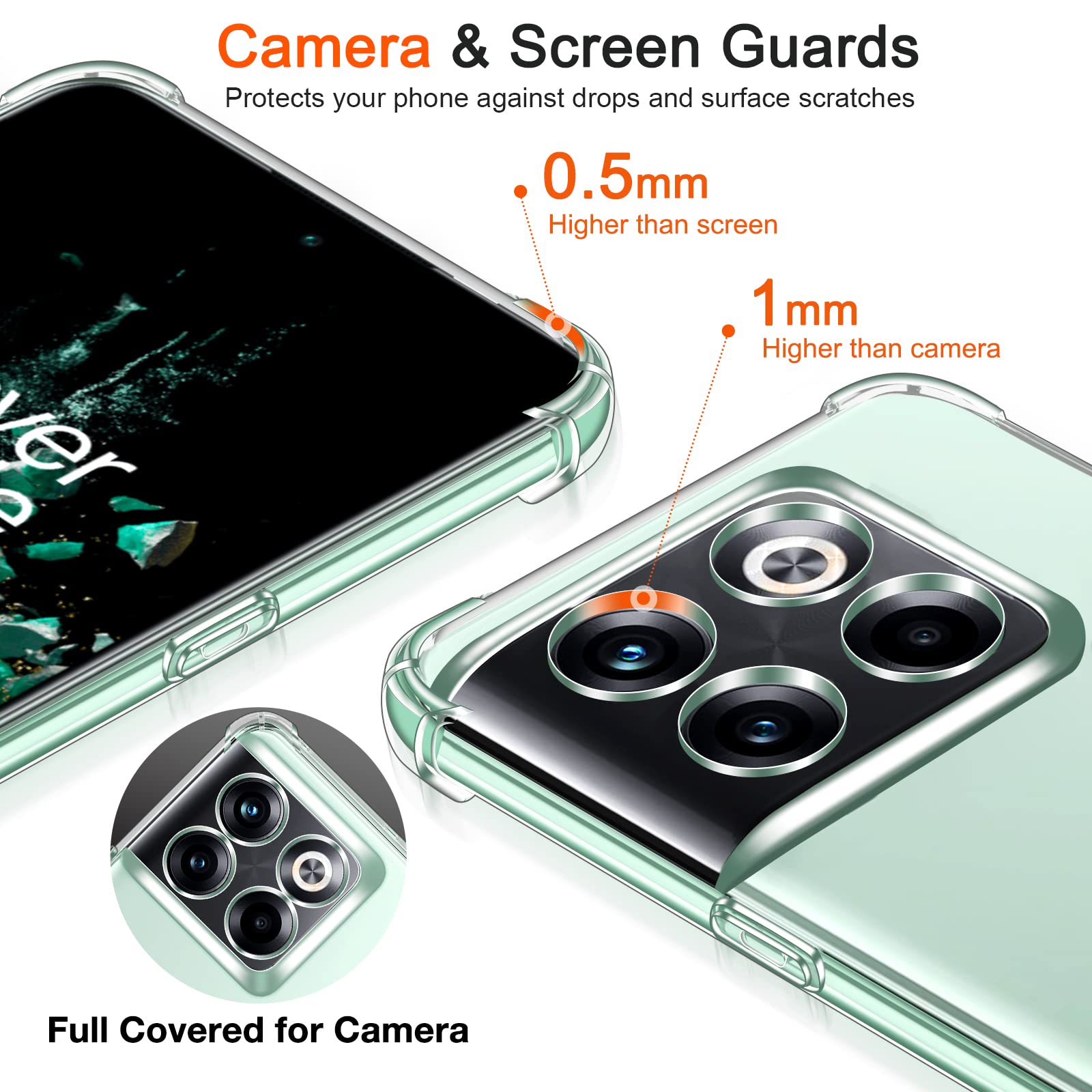 Upscreen Pellicola Protettiva Trasparente Per OnePlus 5T - Anti-impronte E Antigraffio