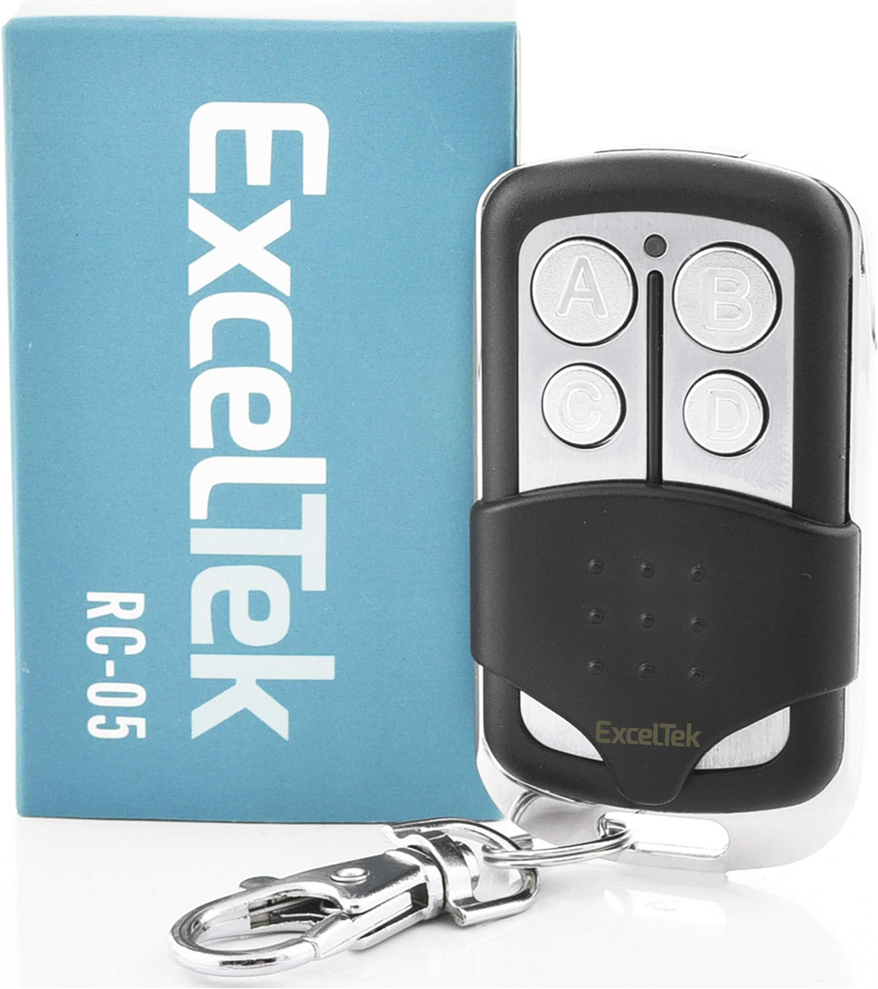 ExcelTek 891LM Compatible Garage Door Remote Control with Yellow Learn Button Liftmaster Chamberlain Craftsman 893LM 950ESTD (1 Pack 893LM Keychain)