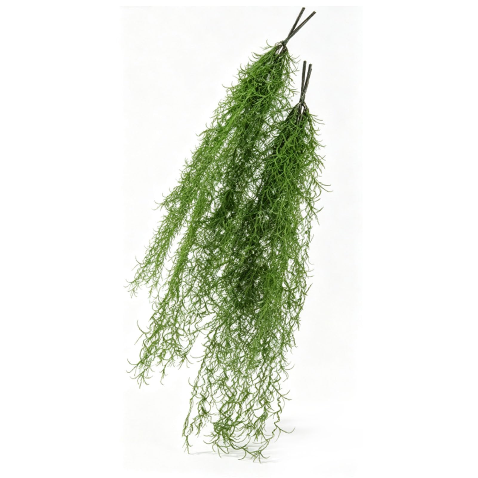 GOWENIC 12 Piezas de Musgo Español Artificial de 32 Pulgadas, Guirnalda