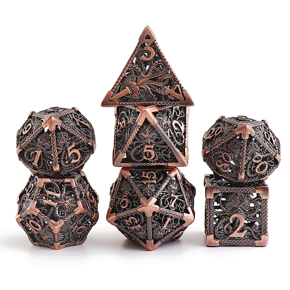 Dados 7 PCE Puertos Pure COPORTETAL HOLOWT Dice SE Utilizado for DIEMSO Y rol DE Dragones TOPTOS TOTEMOS Totems DICETS Set Dice Dado Gigante (Size : 13)