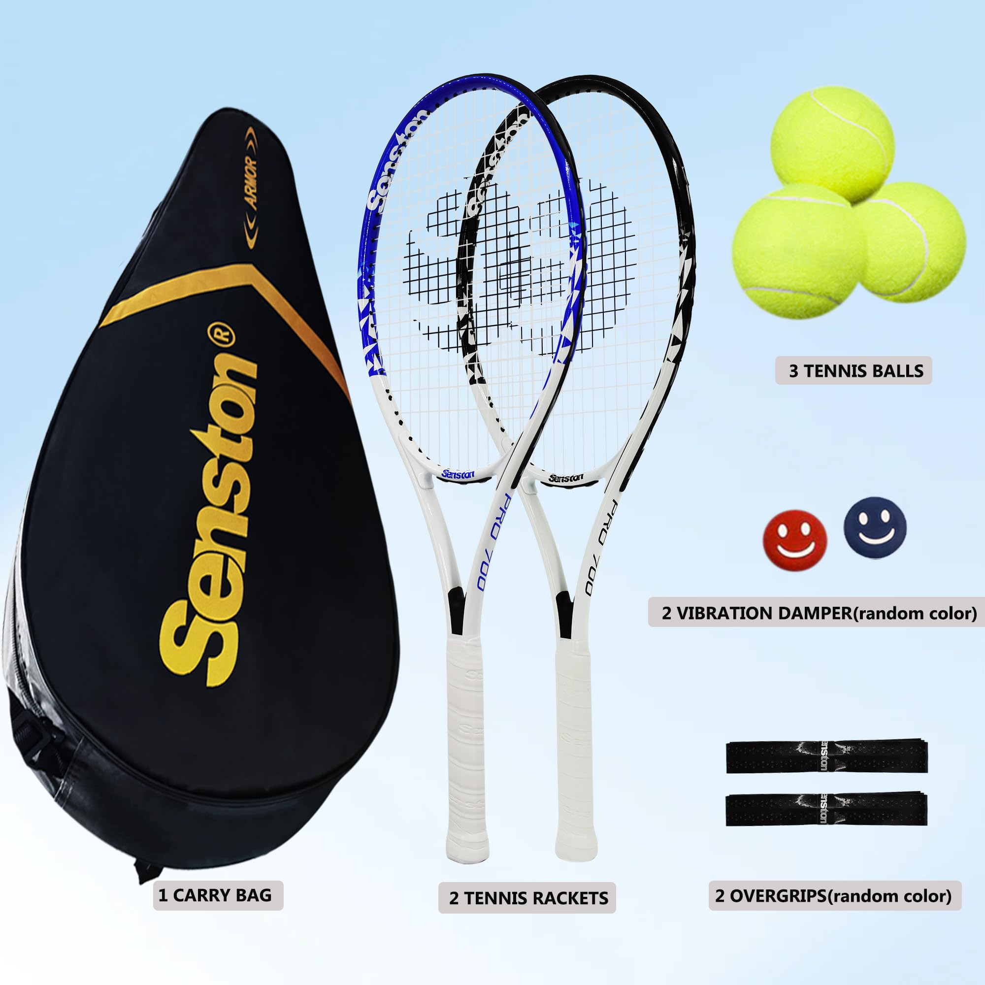 Snapklik.com : Senston Tennis Rackets For Adults 27 Inch Tennis ...