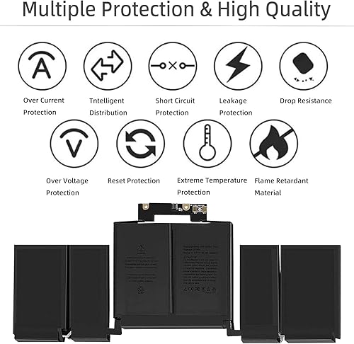 Miniatura 6 de Batería de repuesto para laptop A1964 para MacBook Pro de 13 pulgadas A1989 (mediados de 2018 2019) A2251 (versión 2020) EMC 3214 3358 3348 BTOCTO