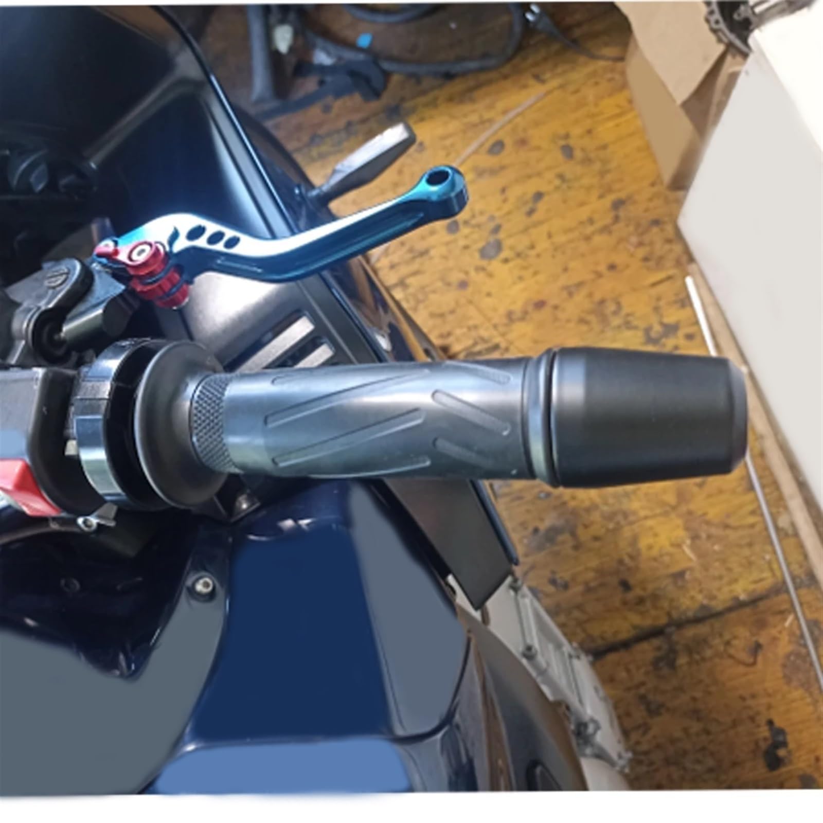 Embouts De Guidon De Moto Bouchons De Poignée De Main Extrémités De Barre De Poignée Poids Curseur 304 en Acier Inoxydable pour Y&amaha MT03 R3 YZFR3 MT-03