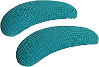 Vista 44 de FORCHEER Funda para Silla de Oficina Repelente al Agua de Jacquard con Respaldo Giratoria Extraíble Elástica Universal para Silla de Computadora