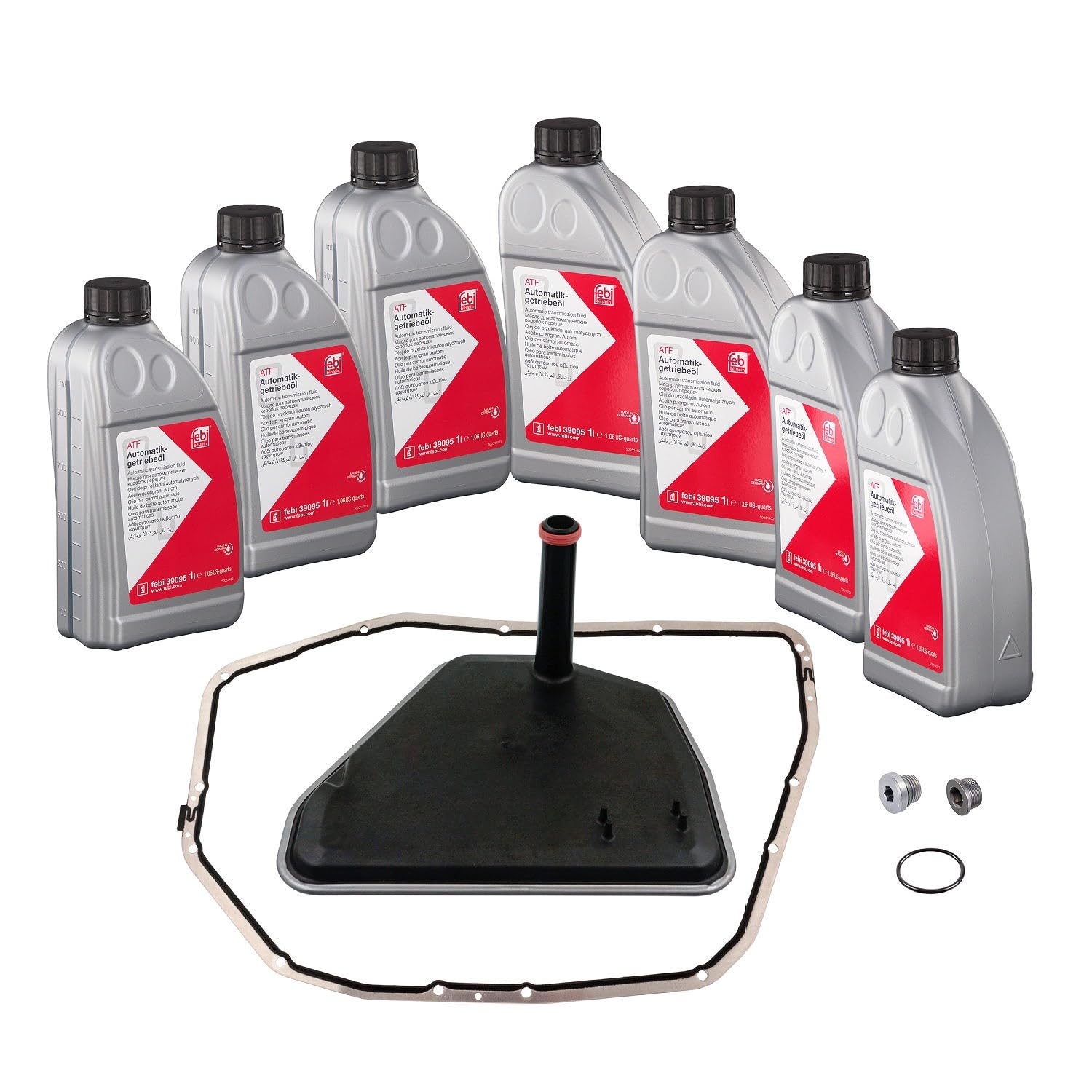 FEBI BILSTEIN Kit pezzi, cambio automatico-cambio olio 176860 Compatibile con: AUDI A4 B6 Cabriolet, A4 B7, A4 B7 Avant, A4 B7 Cabriolet, A6 Allroad C6, A6 C6, A6 C6 Avant, A8 D3, VW PHAETON