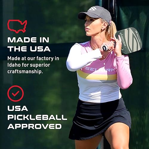 Miniatura 7 de Selkirk Amped Pro 2025 - Paleta de pickleball Amped Control con núcleo de polipropileno X5+ de 58 de pulgada, paletas de pickleball de fibra de