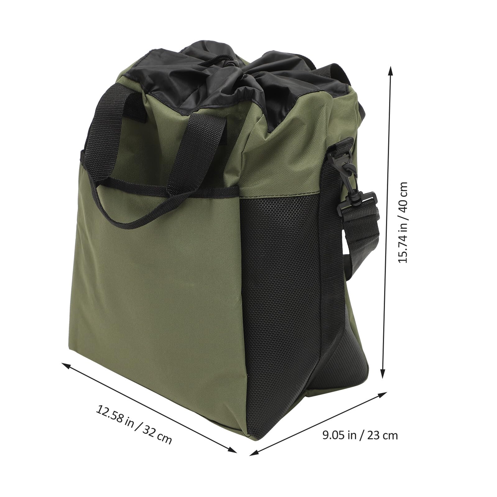 Borsa per Stivali da Pesca all Aperto Oxford Cinghie Regolabili e Rete Traspirante, Contenitore per Stivali da Pesca e Wader