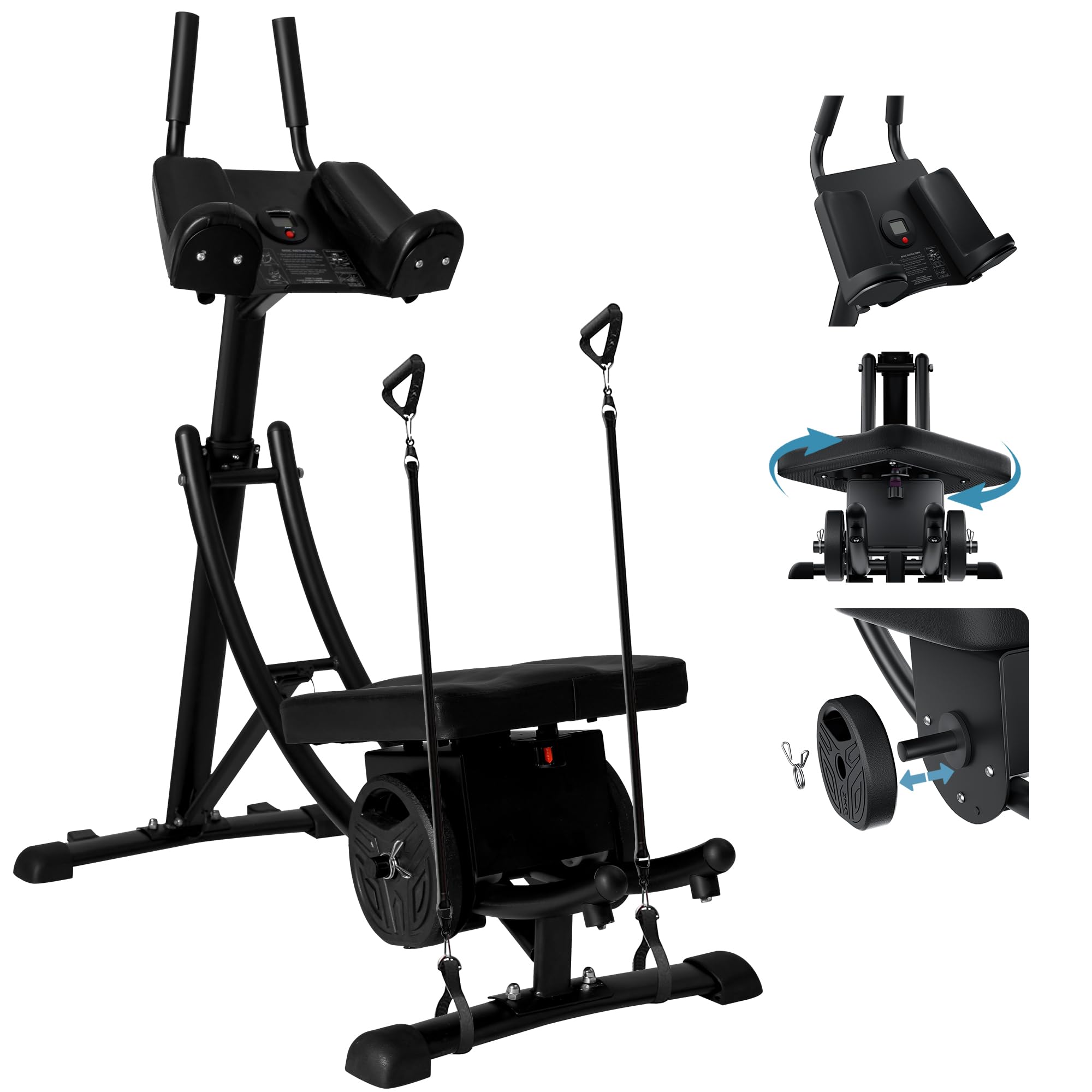 HVO Ab Machine for Stomach Workout Abdominal Exercise Machine Ab