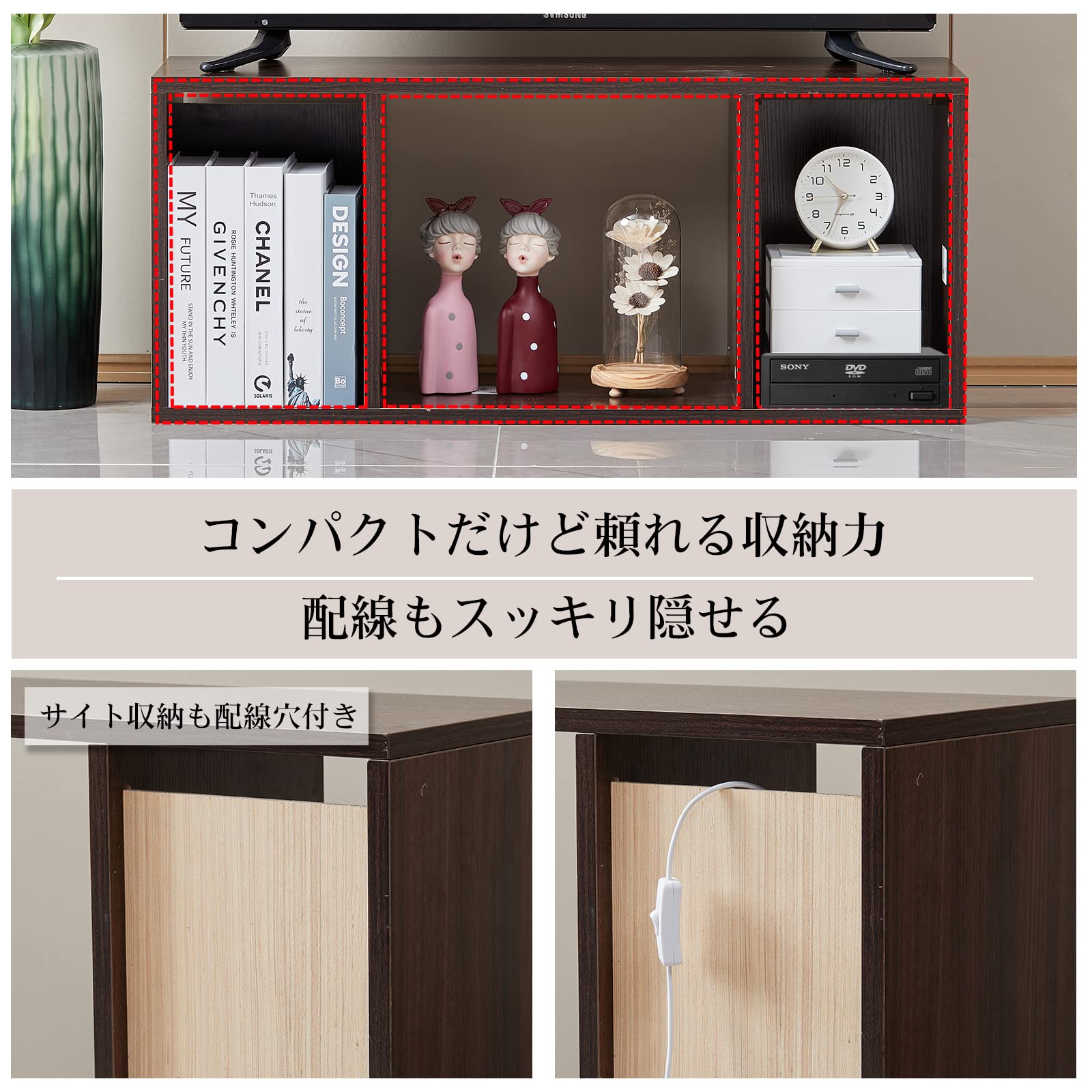 Amazon｜Velopro 【26-40型推奨】テレビ台 テレビボード ローボード 幅 