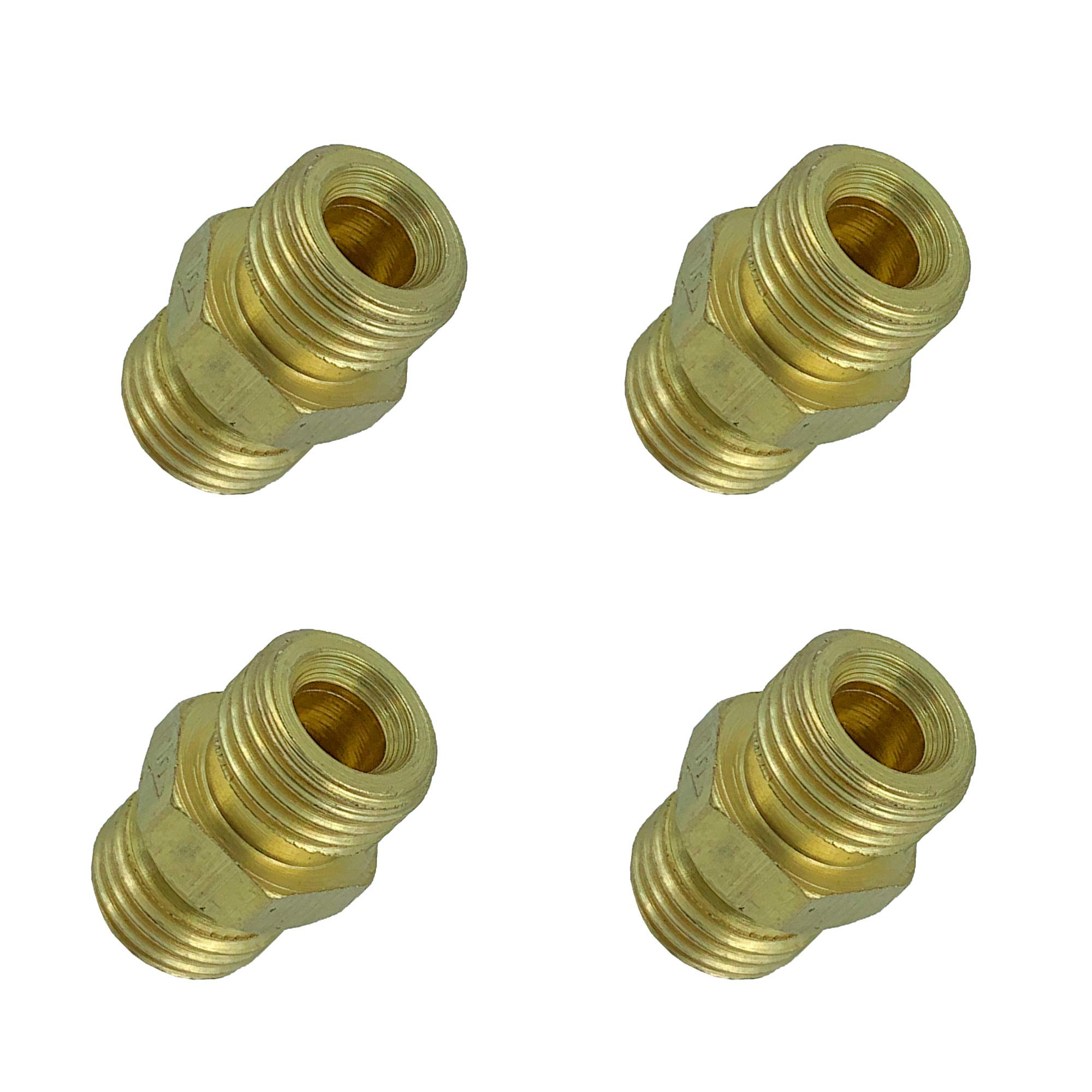 Brass Hex Nipple/Olive Union Pipe Fitting | Male 1/4" x Male 1/4" | Pack of 4 | (B08VS8F6BP) Amazon Price History, Amazon Price Tracker