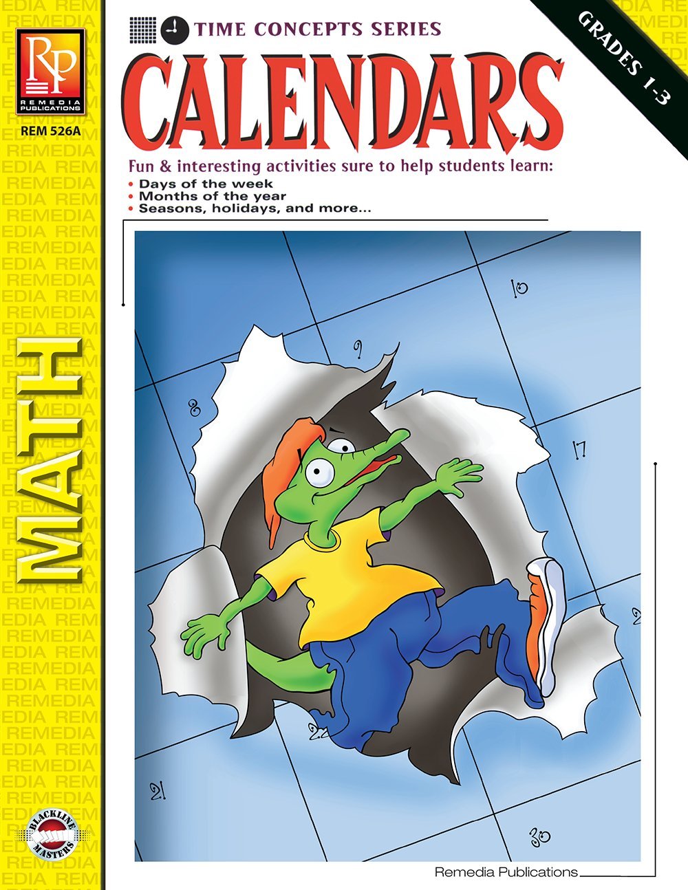 Time Concepts Series: Calendars (Grade 1-3) | Reproducible Activity Book