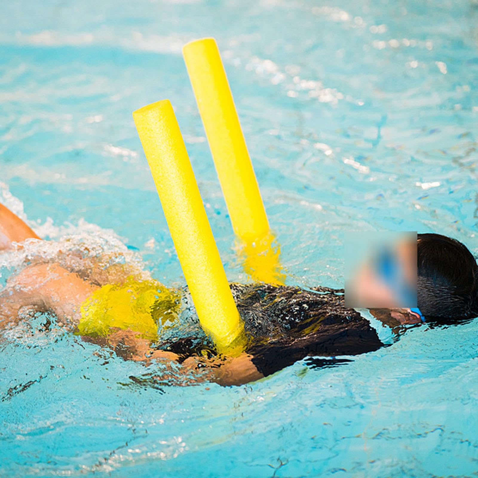 Juguete de Entrenamiento Tipo Churro de Piscina, Juguete Acuático Versátil, Flotadores Flexibles para Piscina.