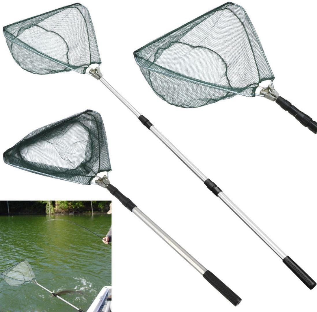 Angling Landing Nets Fishing Folding Landing Net Amazon.co.uk Sports
