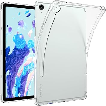 For Samsung Galaxy Tab S10 Lite Case Galaxy Tab S10 Lite/Galaxy Tab S10 FE/Galaxy Tab S9 FE 10.9 Inch Protective Cover Kibnco Clear Soft Silicone TPU Compatible Clear