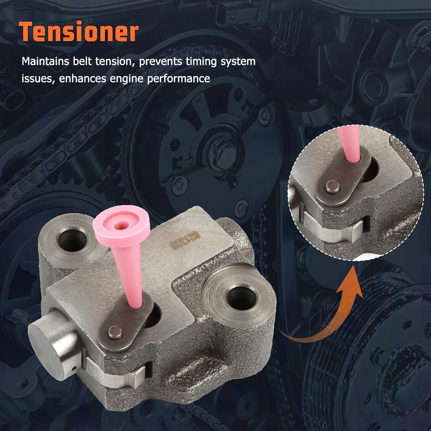 135590V010 Timing Chain Kit with 2PCS Intake & Exhaust VVT Gear Sprocket Fits for Venza RAV4 Camry Scion 2.5L 2.7L Engine Aftermarket Parts, Replacement OE 130700V010 130500V010