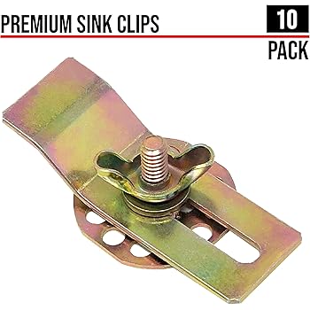 Vance Industries Qn36um 36 Universal Undermount Sink Installation Kit Single Bowl Sinks Amazon Com