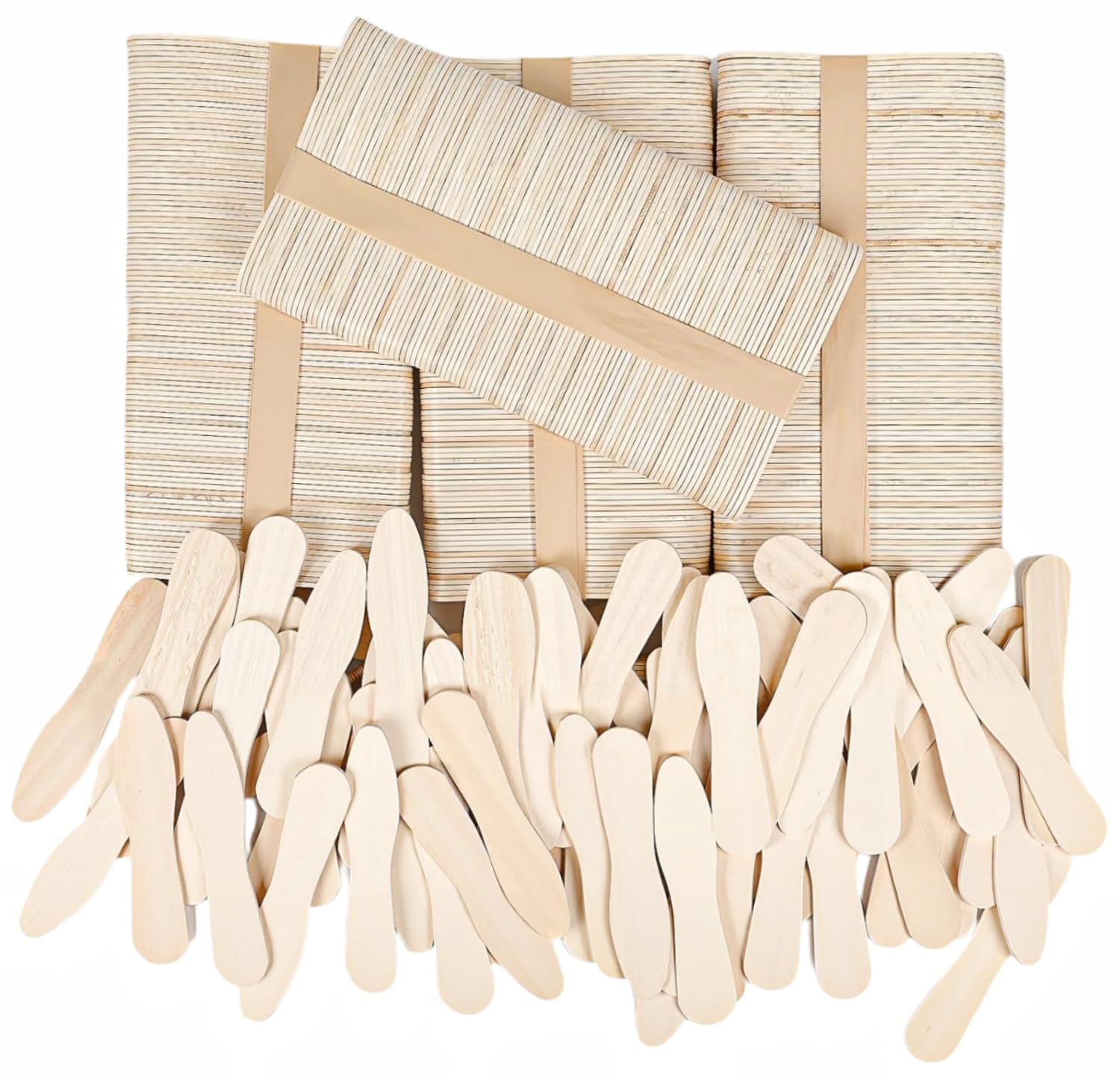 Cuillères à crème glacée en bois de qualité supérieure pour dégustation raffinée
