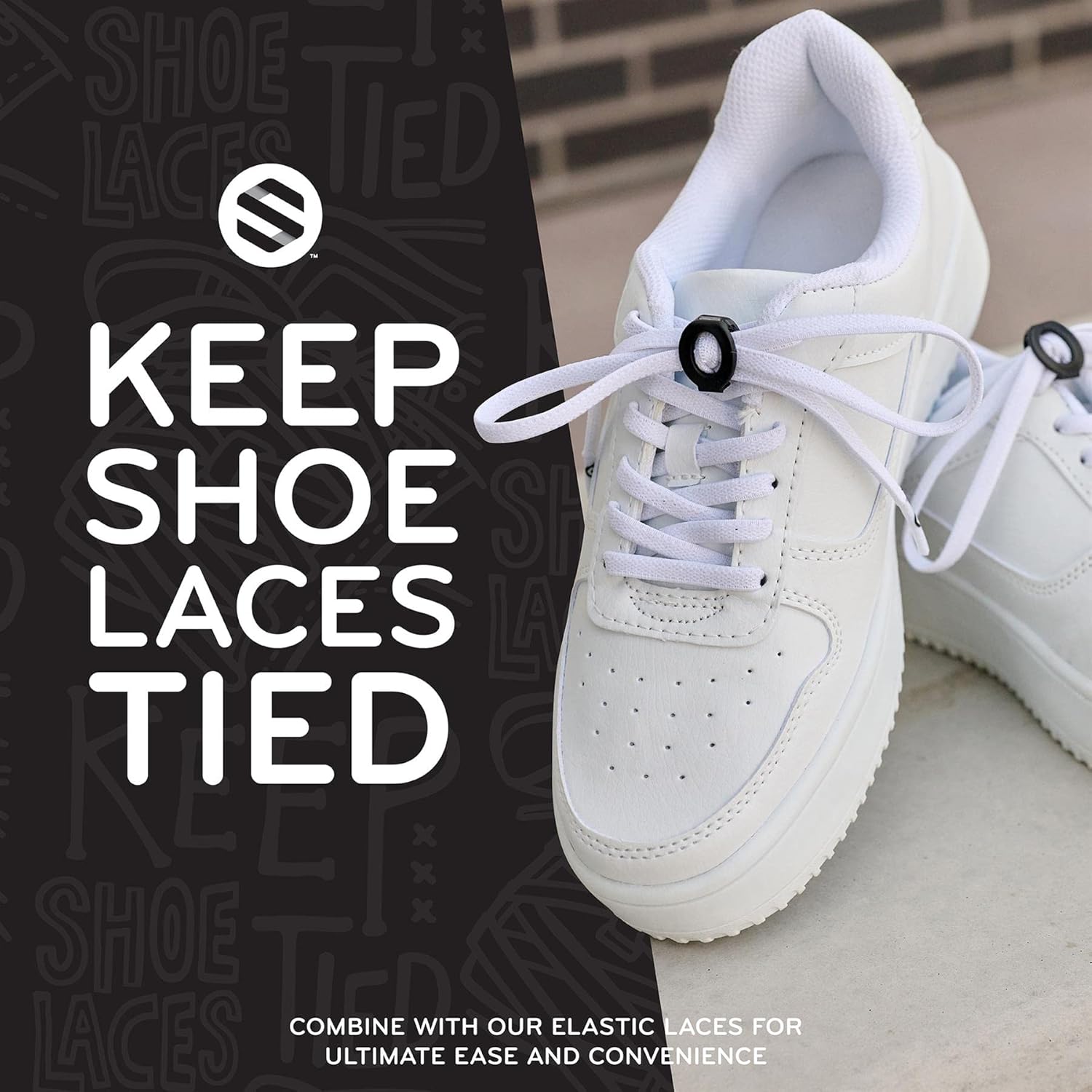 THE ORIGINAL STRETCHLACE Shoelace Knot Clips Keep Shoe Laces Tied & Secure | Shoelace Bow Clip Accessory - Image 4