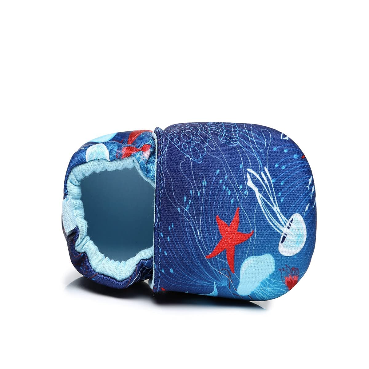 Timatego Toddler Baby Boys Girls Shoes Non Skid Slipper Sneaker Moccasins Infant First Walker House Walking Crib Shoes(6-24 Months)(6-9 Months Infant 01 Ocean)