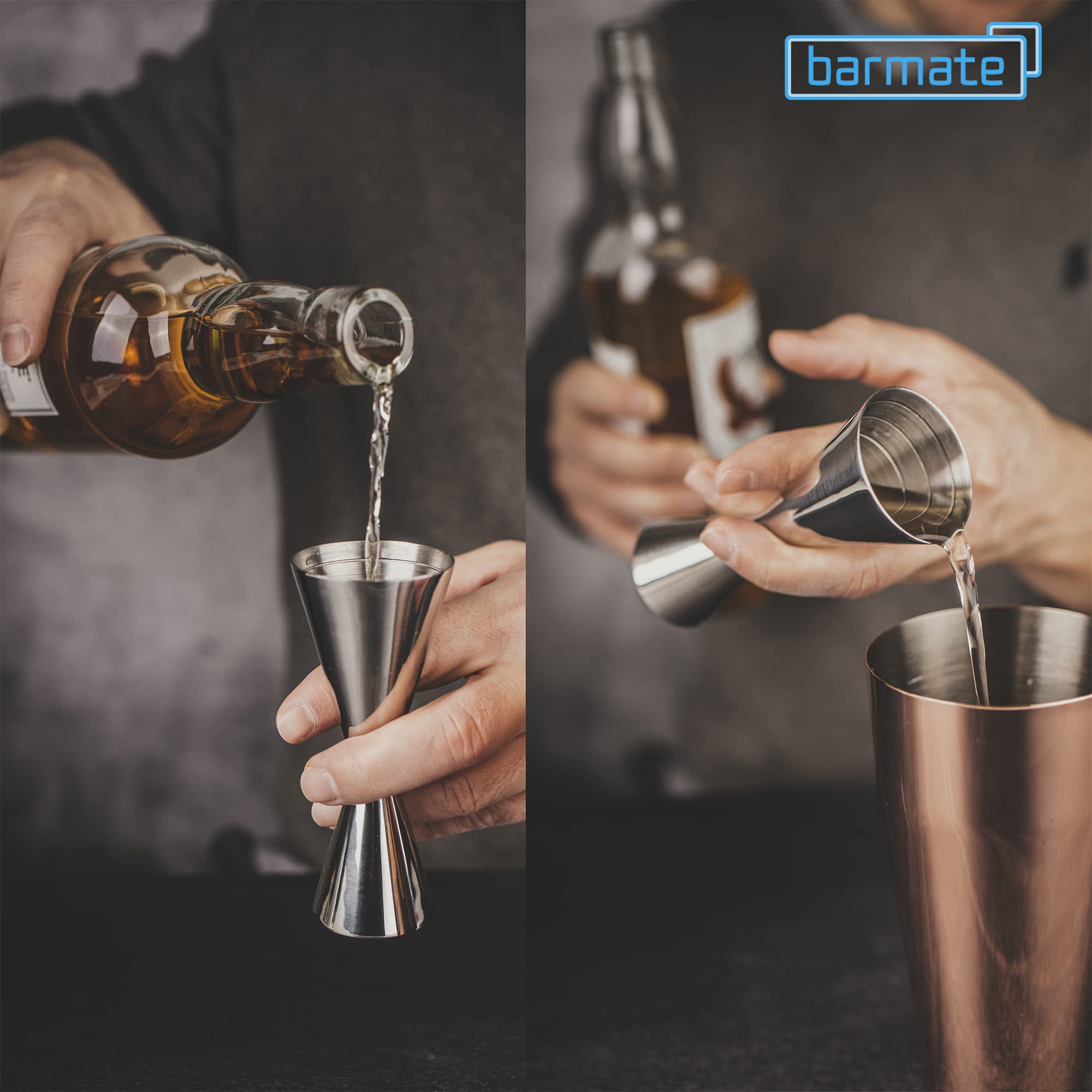 Doseur Ricard Barmate Jigger Japonais, Verre Doseur En Acier Inoxydable Avec Jigger Cocktail