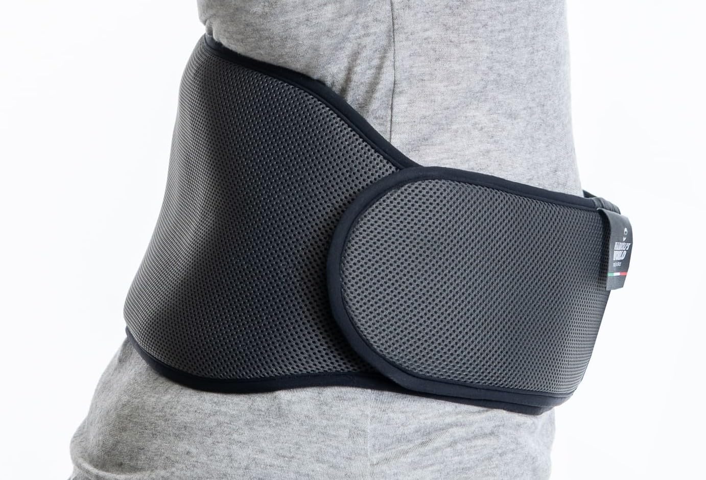 Thermofits Termoforo lombare irradiante ad infrarossi con alimentazione a batteria, Nero