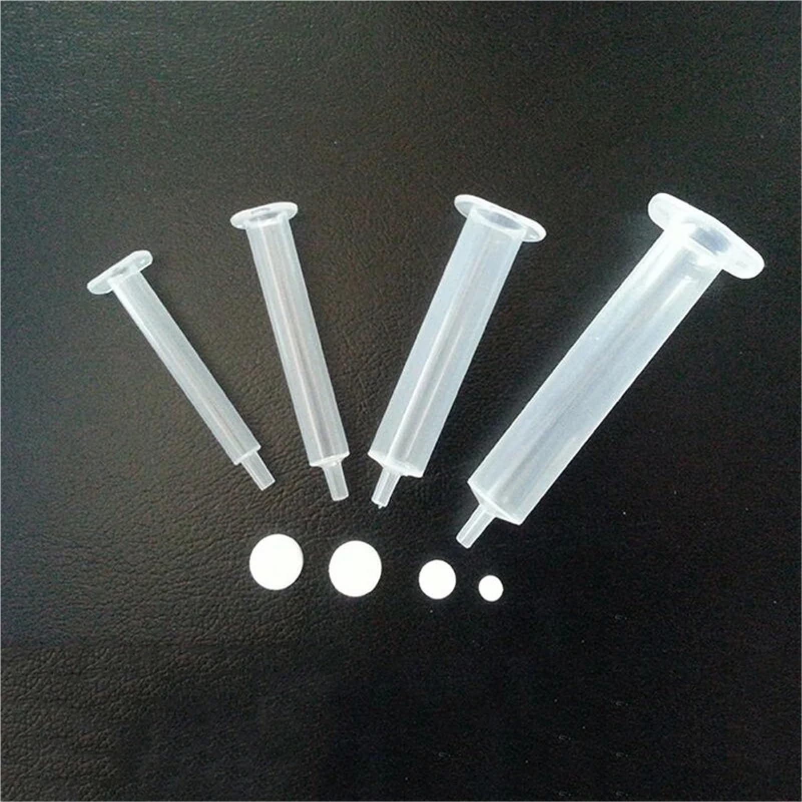 Cartuchos de Columna vacíos, incluidos Tubos vacíos de 1 ml a 12 ml y Fritas for columnas de extracción en Fase sólida SPE, Suministros for experimentos de HPLC de Laboratorio.(60ml)