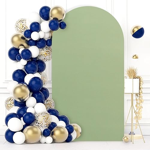 Miniatura 7 de Cubierta de arco de elastano de 6 x 2.6 pies, cubierta de arco de boda, cubierta de soporte de arco de globo, paneles de telón de fondo de arco
