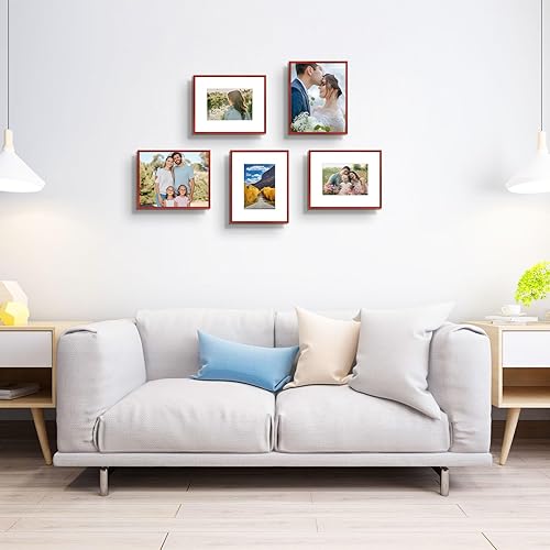 Vista 378 de Golden State Art - Portarretratos de aluminio de 18 x 24 pulgadas - con paspartú para fotos de 16 x 20 pulgadas o sin paspartú para póster de 18 x